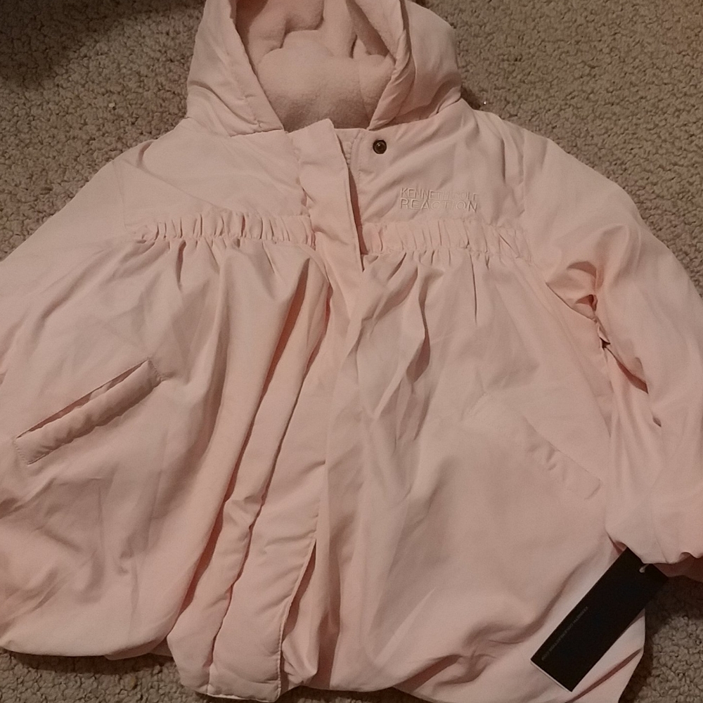 NWT Pink Kenneth Cole Reaction Hooded Jacket 4T